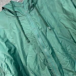 Acadia‎ Small Green Hooded Rain School Uniform Lightweight Lined Windbreaker
